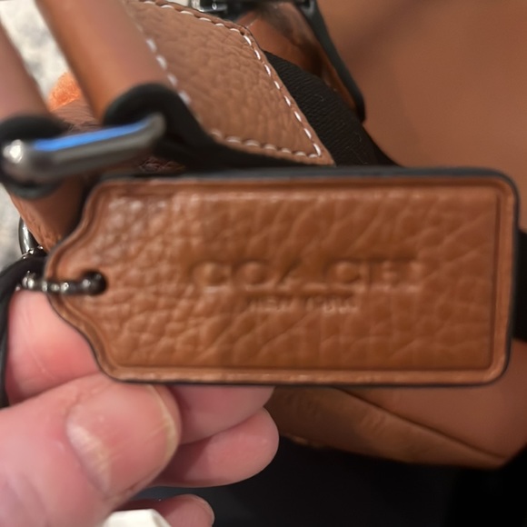 ✨NWT💥 Coach Warren Blt Bag Shear QB/Ginger - Picture 10 of 11